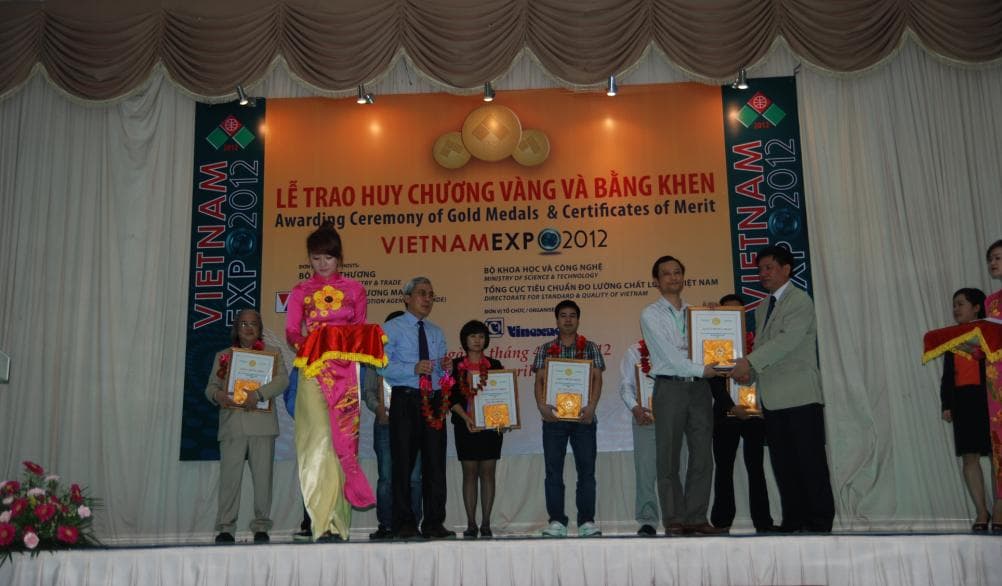 ECAPRO đạt Huy chương Vàng Vietnam Expo 2012