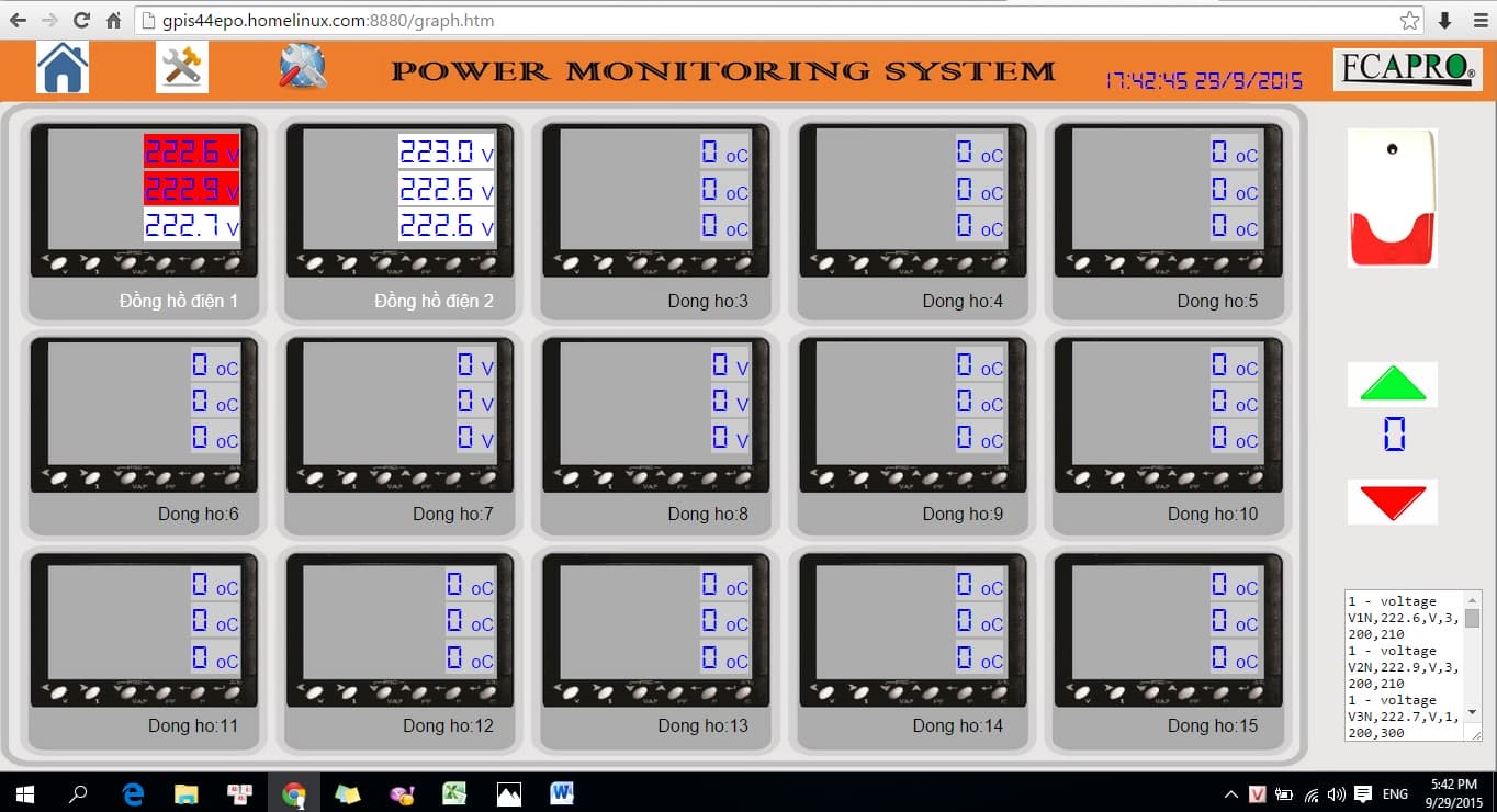 Hệ thống SCADA với WEB SERVER