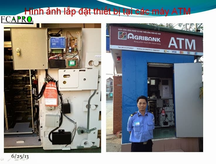 Hệ thống báo động an ninh cây ATM - Ngân hàng